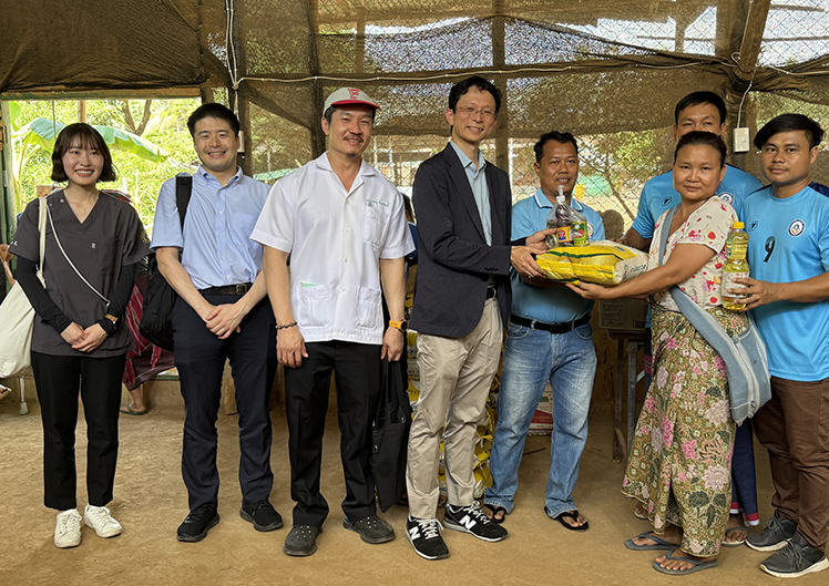 Mae laキャンプの病院支援